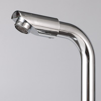 Robinet mélangeur ABS argenté à poignée latérale rotative à 360 degrés pour cuisine, balcon, buanderie, évier et lavabo