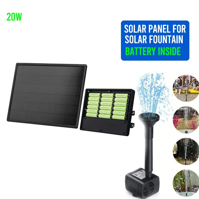Cargador de paneles solares para Fuente Solar batería incorporada 18650 12V 20W 54000mAh recargable con enchufe USB DC5