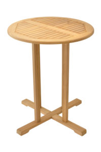 Modern Outdoor Bar Dining Chairs High Quality Teak <b>Wood</b> Highchair Outdoor Furniture - Product Image 5