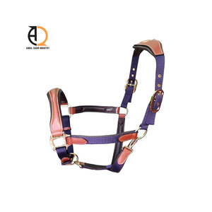 Guanine Nylon Western Style Horse Bridle Style Leather <b>Halter</b> Accessory - Product Image 4