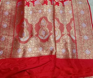 ผ้าไหมส่าหรี/banarasi Silk Saree/kanjeevaram ผ้าไหมส่าหรีผ้าไหมบริสุทธิ์ส่าหรีผ้าไหมสำหรับเจ้าสาวผ้าส่าหรีผ้าไหมดีไซเนอร์ - Product Image 5