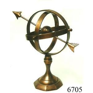 Cadeaux de Globe armillaire de sphère nautique en laiton armillaire nautique personnalisé pour les fournisseurs de décoration Inde - Product Image 3