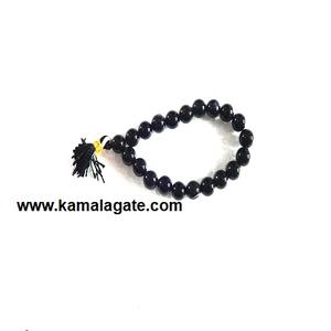 Gemstone Natural Obsidian Stone Beads <b>Bracelet</b> Semi-Precious Agate <b>Crystal</b> <b>Healing</b> Snowflake Power Chakra Reiki Style - Product Image 5