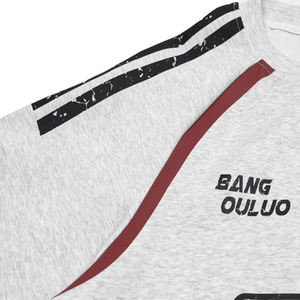 Sweat-shirt unisexe en molleton de coton vintage pour homme, surdimensionné, délavé à l'acide, style baggy et ample - Product Image 5