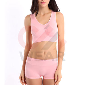 2024 ropa deportiva personalizada para mujer Opción de talla grande conjunto de Yoga de patrón sólido para entrenamiento de gimnasio servicio OEM personalizable - Product Image 1