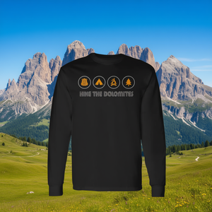 T-shirt à manches longues Hike The Dolomites, vêtements d'aventure en plein air - Product Image 3