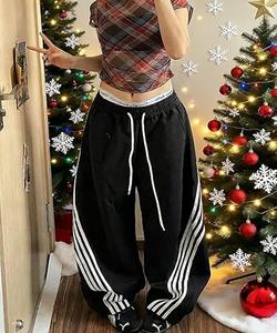 Pantalon pour femme, ample, coupe classique, poids lourd, séchage rapide, taille élastique, fermeture à cordon, couleur personnalisée - Product Image 6