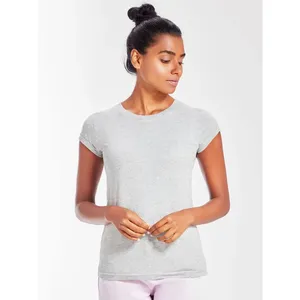 Camiseta Orgánica de Manga Enrollable para Mujer, Merchandising Promocional Sostenible - Product Image 1