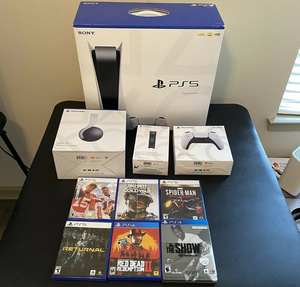 Console de jeu neuve avec lecteur Blu-ray (version disque/numérique), manette sans fil 1TB-2TB, 1000-5000 jeux intégrés, prête à être expédiée - Product Image 3