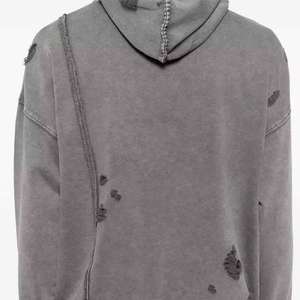 Vente en gros de sweats à capuche imprimés personnalisés Sweatshirts à capuche surdimensionnés recadrés à ourlet brut Street pour hommes Fabricants de sweats à capuche imprimés Dtg - Product Image 5