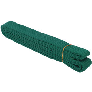 Conjunto de cinturones de artes marciales de algodón 100% profesional, pretina protectora frontal de patrón sólido para Karate Judo Taekwondo Jiu Jitsu - Product Image 6