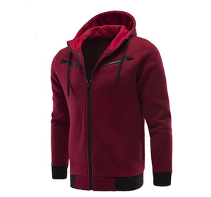 <b>White</b> Color <b>Hoodie</b> <b>Men's</b> Full <b>Zip</b> <b>Hoodie</b> Wholesale Plain Biker <b>Men</b> <b>Zip</b> <b>up</b> Hoodies for <b>Men</b> - Product Image 6