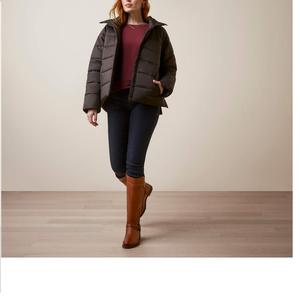 Veste coupe-vent Veste bouffante à capuche pour femme Manteau matelassé léger 3 poches Zip-up Vêtements d'extérieur chauds d'hiver de BD - Product Image 5