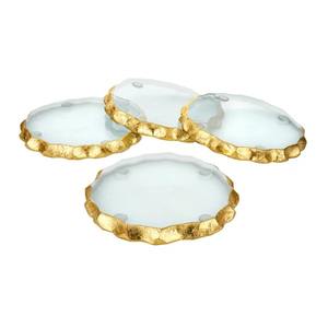 Luxury Gold Edge 5mm Thick Wood Decorative <b>Mirror</b> with Metal Iron Frame for Home and Hotel Decoration - Product Image 5