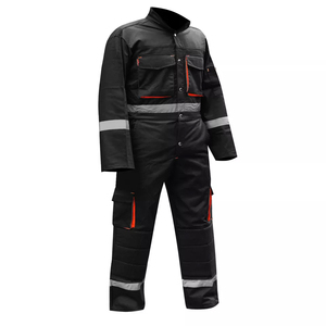 Precio al por mayor Paños DE SEGURIDAD ignífugos impermeables Universal 100% Material de algodón Ropa DE TRABAJO Traje de caldera Uniforme DE TRABAJO - Product Image 2