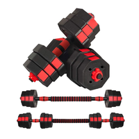 Equipo de Fitness, Pesas Libres, Kettlebell de Cemento y PE, Mancuernas con Agarre, Juego de Mancuernas BaGMell de Colores, Mancuernas Ajustables