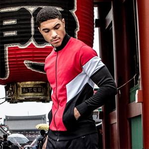 Venta al por mayor de chándales de algodón 100% básicos de calidad originales para los hombres embellecido pulóver conjunto nuevo de manga larga con capucha hombres 2 uds conjunto - Product Image 2