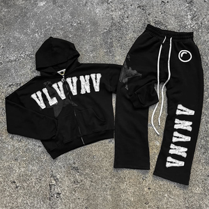 Design personnalisé, ensemble de vêtements de sport à capuche unisexe, pantalon de survêtement personnalisé, survêtement de haute qualité pour hommes, jogging pour hommes - Product Image 1