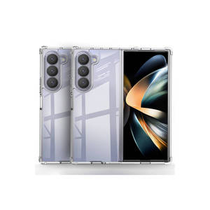 Coque de protection transparente flexible en TPU Netzy, coque en silicone anti-choc de qualité supérieure Nitro pour Samsung Galaxy Z Fold 6, dos - Product Image 2