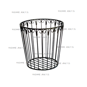 Exclusive Quality Wrought Iron Indoor Waste <b>Bin</b> Customized Size And Shape Waste And Dust <b>Bin</b> For Hot Selling - Product Image 1