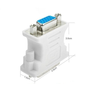 Nuovo Adattatore VGA DVI-D 24+1 Convertitore Video Doppio Materiale PC Connessione Plug-In per Laptop Trasmettitore Ottico - Product Image 4