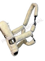 Harnais de cheval en nylon personnalisable de style anglais avec coussinet en vison de qualité supérieure, confort supplémentaire, matériau PP, logo personnalisé, échantillon disponible