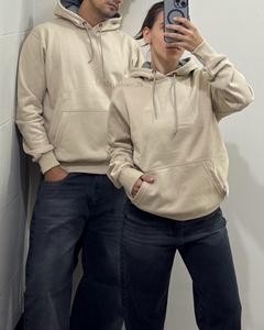 Custom Logo <b>Men's</b> Heavyweight French Terry Oversized Hoodie <b>Thick</b> Drop Shoulder 100% Cotton Sweatshirt 380/360/320 Gsm - Product Image 6