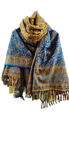 Kashmiri Wool <b>Shawl</b> Elegant Hand Embroidered Winter Stole Cozy <b>Wrap</b> Stylish Accessory for Women Fashion - Product Image 3