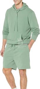 2025 último diseño pantalones cortos de lana de secado rápido para hombres patrón sólido gimnasio Fitness entrenamiento ecológico - Product Image 4