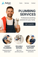 Plomberie ou Handyman Site Web Services de conception Web bon marché en Inde offrant des solutions de site Web en ligne abordables et professionnelles
