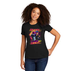 Camiseta de Manga Corta MIAMI MAGIC Negra Estilo Hip Hop, Diseño Sólido, Algodón/Jersey de Bambú, 220/280 Gramos, Varias Tallas Disponibles - Product Image 1