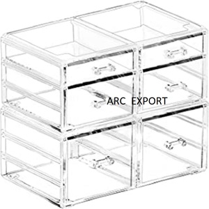 Designer 3 Compartment <b>Storage</b> <b>Boxes</b> Acrylic Made Latest Designer <b>Decoration</b> Fancy Clear Acrylic <b>Storage</b> Box at Affordable Price - Product Image 2