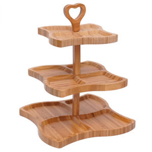 ไม้ไผ่ไม้ไผ่สำหรับวางเค้กโต๊ะวางเค้กสำหรับจัดเค้กปาร์ตี้งานแต่งงาน - Product Image 3