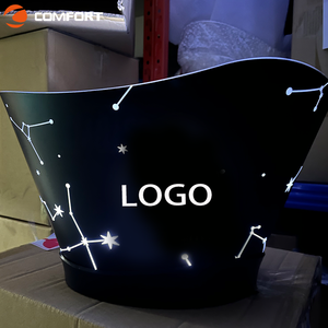 Barware nhà máy công suất lớn Led Ice Bucket Bar bảng bia <span class=keywords><strong>Cooler</strong></span> <span class=keywords><strong>container</strong></span> xô - Product Image 6