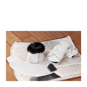 Heavy duty PU <b>horse</b> bell <b>boots</b> waterproof breathable comfortable teddy lining Wholesale Durable PU Bell <b>Boots</b> OEM - Product Image 3