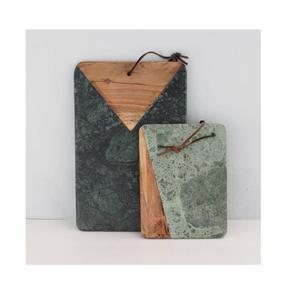 Planche à découper en bois et marbre, fabriquée à la main, de conception supérieure, grossiste, nouvelle planche à fromage en bois et marbre - Product Image 1