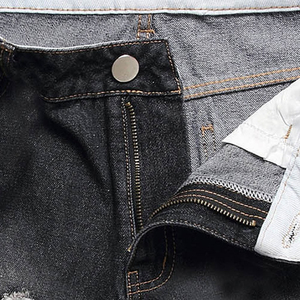 Fournisseur OEM pakistanais de shorts en denim décontractés pour hommes tissu extensible coupe ajustée vêtements de sport quotidiens shorts en maille à la mode d'été - Product Image 6