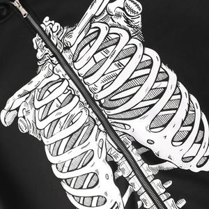 Sweat à capuche surdimensionné pour homme en coton 100% avec fermeture éclair, imprimé sur mesure OEM - Style streetwear - Product Image 5