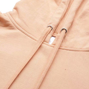 Chándal informal de talla grande con capucha para mujer con logotipo personalizado y mangas completas para gimnasio y uso activo - Product Image 6