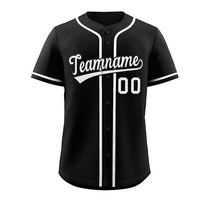 Jersey de Béisbol con Diseño Personalizado Más Vendido en 2024, Transpirable, de Secado Rápido, Antibacteriano, 100% Poliéster, Impresión por Sublimación Plus