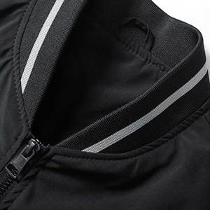 Chaqueta Bomber de Invierno Personalizable para Hombre, Chaqueta de Lona Transpirable con Cuello Alto, Impermeable, Resistente al Viento y Reversible - Product Image 3