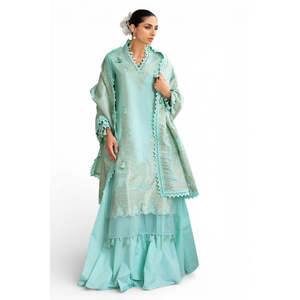 Conjunto de Traje Jacquard de 3 Piezas para Mujer con Dupatta FE-52021 - Product Image 6