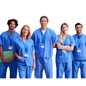 Elegantes uniformes de enfermería antipolvo de la fábrica de Sao Mai, uniformes tejidos de Hospital para hombres y mujeres, uniformes elásticos para uso médico - Product Image 1