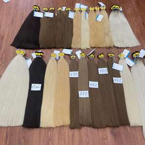 Color bulk hair extension natural straight high quality full colored available in stock <b>now</b> ready to ship - Product Image 1
