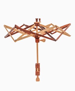 SWIFTS EN BOIS Enrouleur de fil Parapluie fabriqué en parapluie pliant rapide pour enrouler les écheveaux - Product Image 5