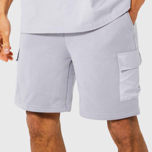 High Quality Solid Color Cotton Polyester Comfortable <b>Men's</b> <b>T</b>-<b>Shirts</b> <b>and</b> <b>Shorts</b> <b>Sets</b> Wholesale Customized Summer <b>Men</b> <b>Short</b> <b>Sets</b> - Product Image 3