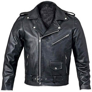Veste en cuir de moto durable pour hommes, manches longues à fermeture éclair, meilleure vente, nouveauté, sport personnalisé, imperméable, coupe-vent et respirant - Product Image 1