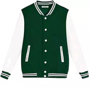 Blouson de baseball à manches en cuir personnalisé de style High Street pour hommes veste universitaire de haute qualité OEM ODM dernier modèle de mode - Product Image 5