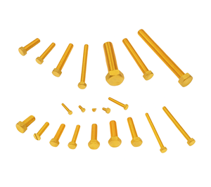 Pernos de latón resistentes a la corrosión de alta calidad, sujetadores sólidos de cabeza hexagonal para uso industrial, conductos y accesorios - Product Image 6