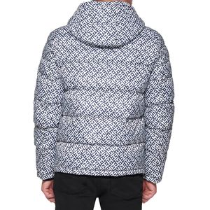 Chaqueta de Plumón Personalizada al por Mayor para Hombre, Talla Grande, Suave, Impermeable, Abrigo de Invierno para Exteriores, Chaqueta de Plumón de Tela Negra a la Moda - Product Image 6
